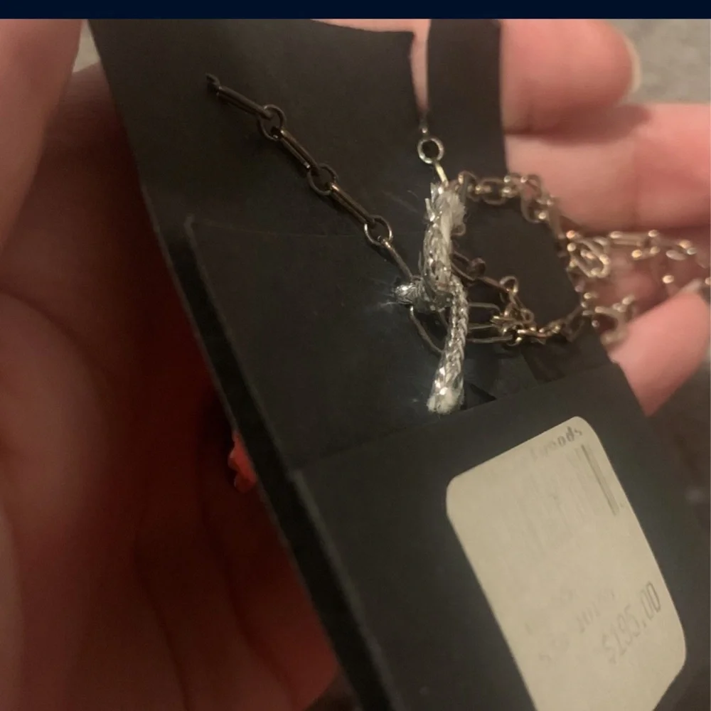 NE Sterling Signed Pendant Necklace - Picture 6 of 7